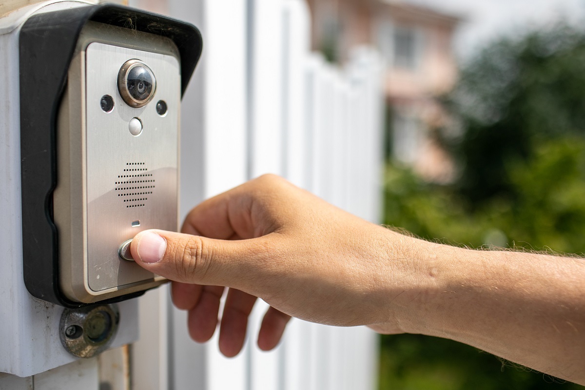 Intercom with camera and speaker